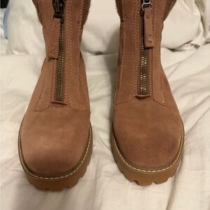 Zodiac Brown Combat Boots